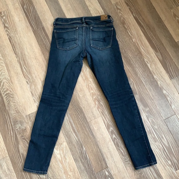 American Eagle navy skinny jeans - Picture 2 of 2